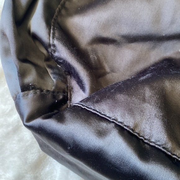 Black & gold VS Pink Messenger bag satin & canvas - Picture 10 of 16